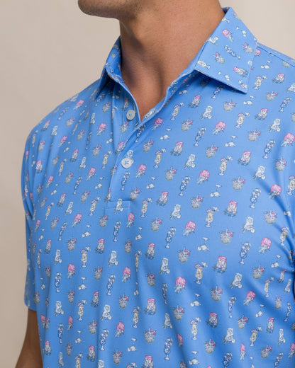 Southern Tide Driver Tropical Drink Printed Polo For Men|Sale