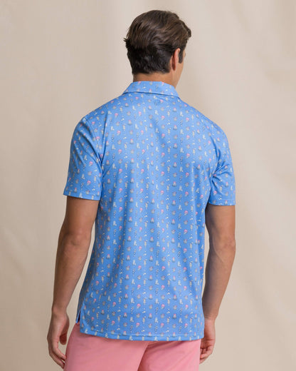 Southern Tide Driver Tropical Drink Printed Polo For Men|Sale