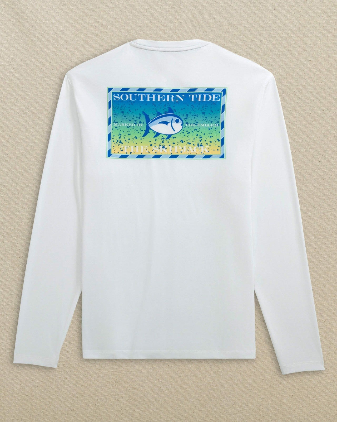 Southern Tide Mahi Mahi Long Sleeve Performance T-Shirt For Men|Sale