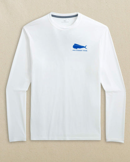 Southern Tide Mahi Mahi Long Sleeve Performance T-Shirt For Men|Sale