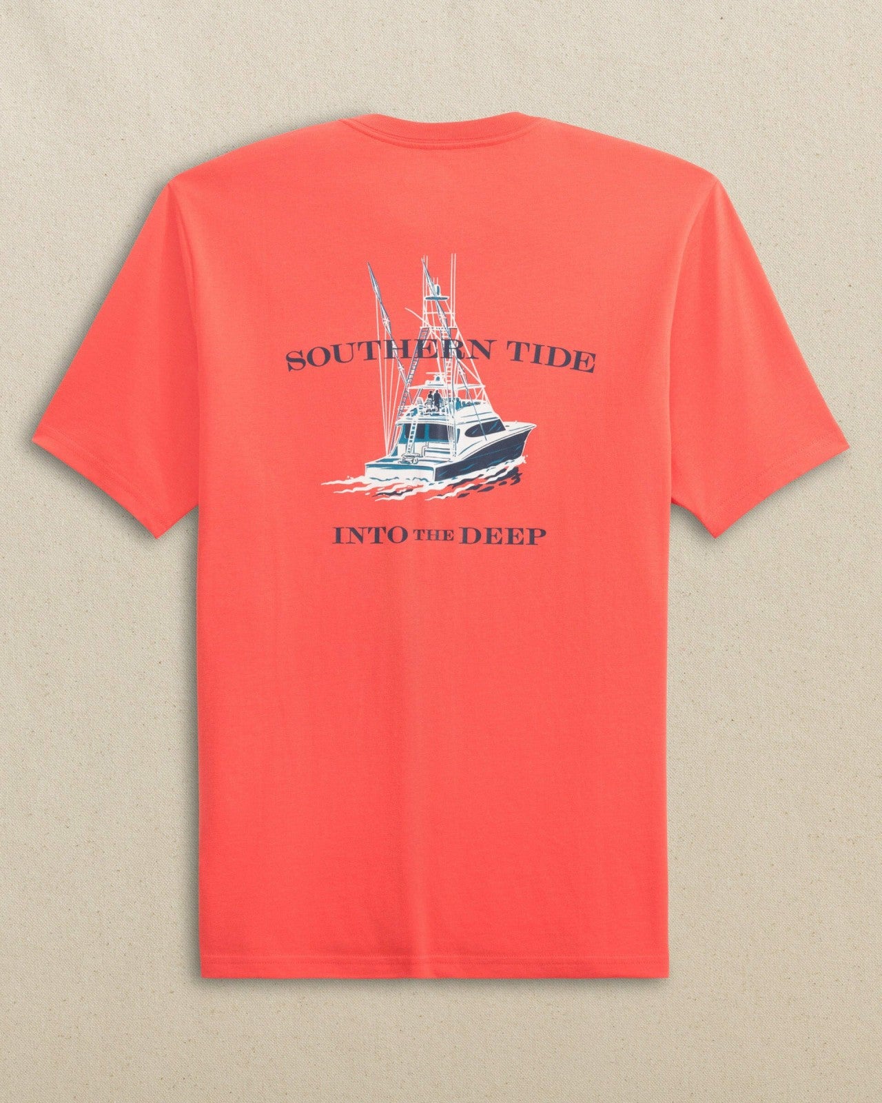 Southern Tide Into the Deep Short Sleeve T-Shirt For Men|Sale