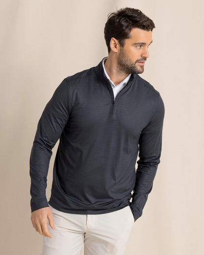 Southern Tide Cruiser ST Geo Printed Quarter Zip For Men|Sale
