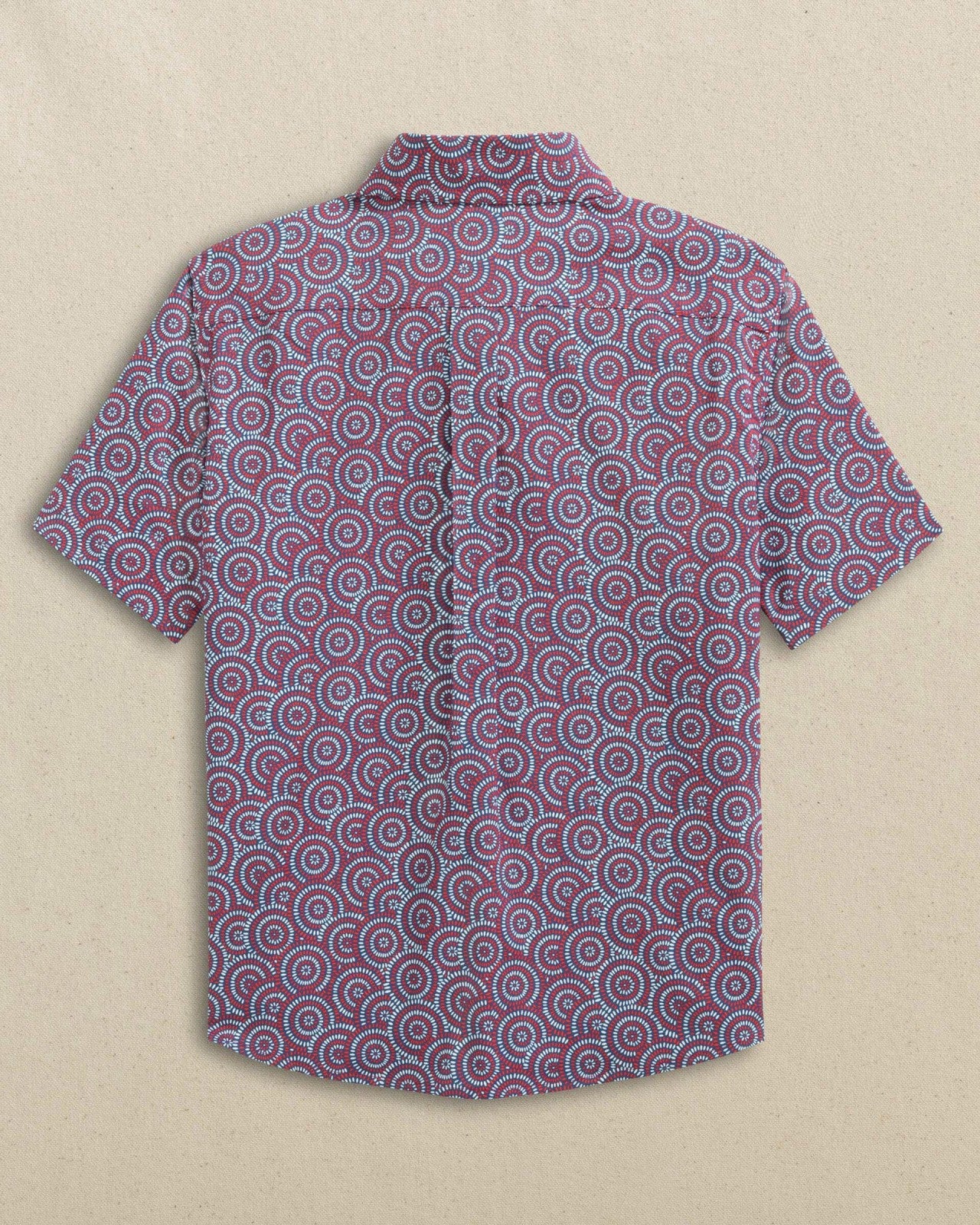Southern Tide Boys Fireworks Short Sleeve Sport Shirt For Men|Kids