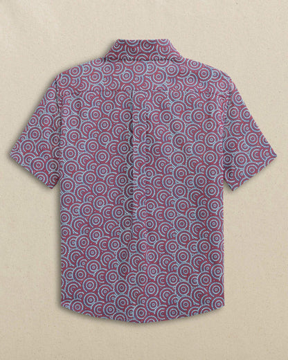 Southern Tide Boys Fireworks Short Sleeve Sport Shirt For Men|Kids