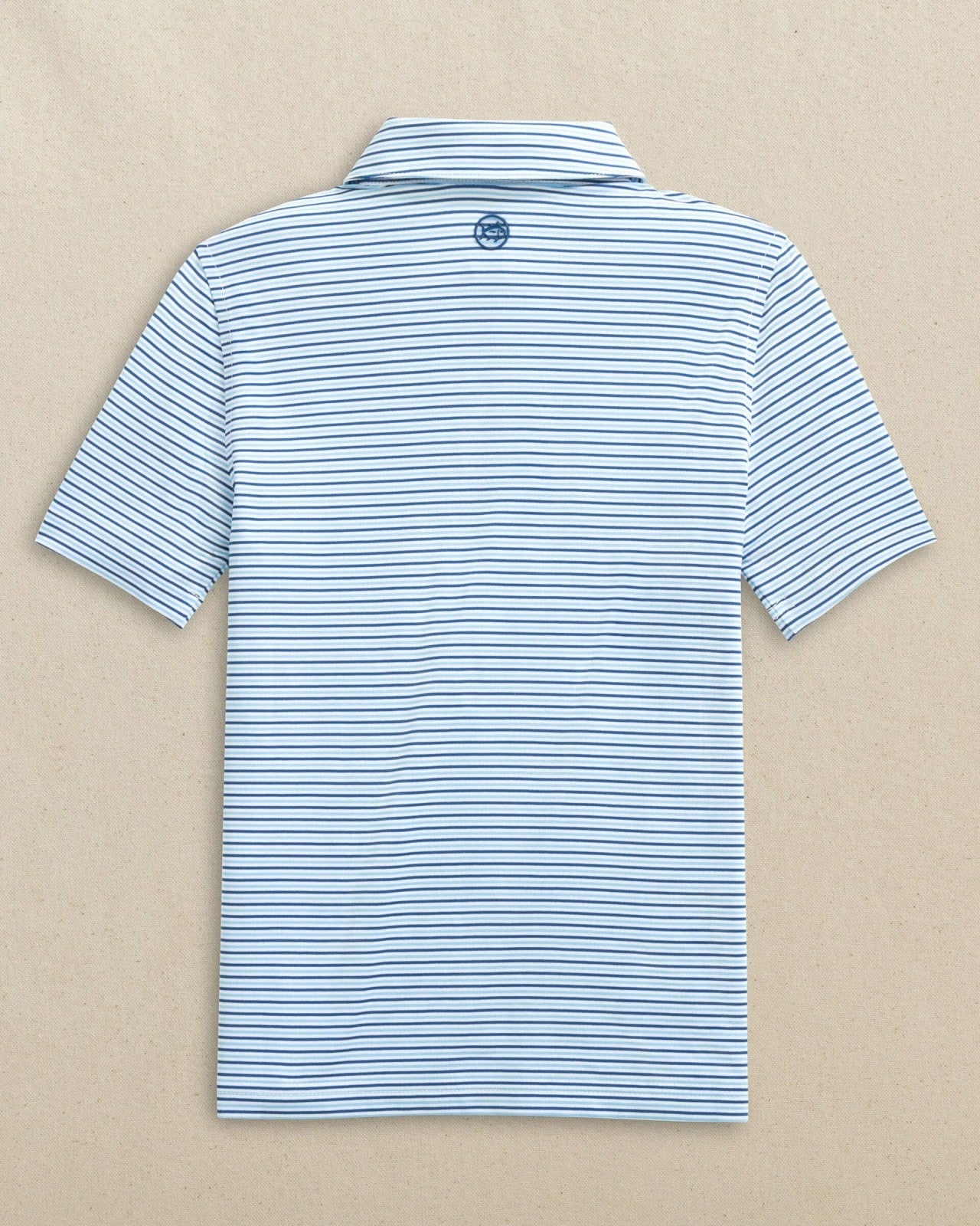 Southern Tide Boys Driver Micro-Stripe Performance Polo For Men|Kids