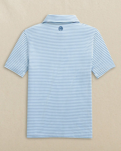 Southern Tide Boys Driver Micro-Stripe Performance Polo For Men|Kids