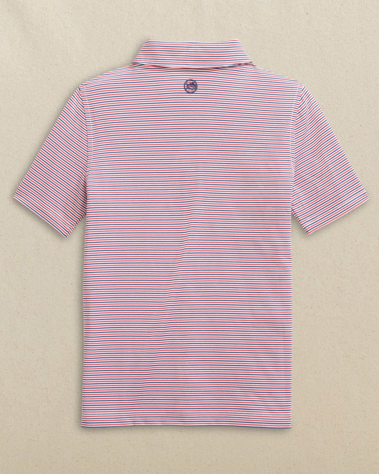 Southern Tide Boys Driver Micro-Stripe Performance Polo For Men|Kids