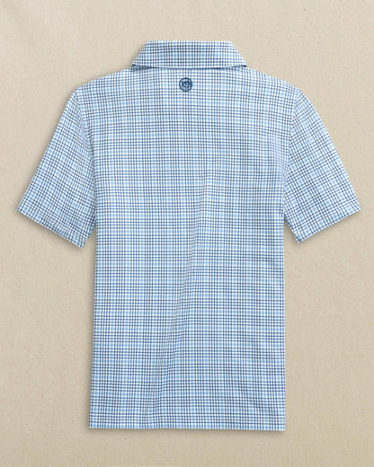Southern Tide Boys Driver Plaid Performance Polo For Men|Kids