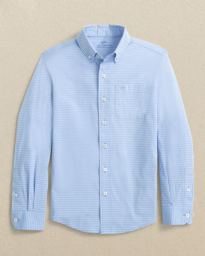 Southern Tide Boys Crofton Plaid Charleston Sport Shirt For Men|Kids