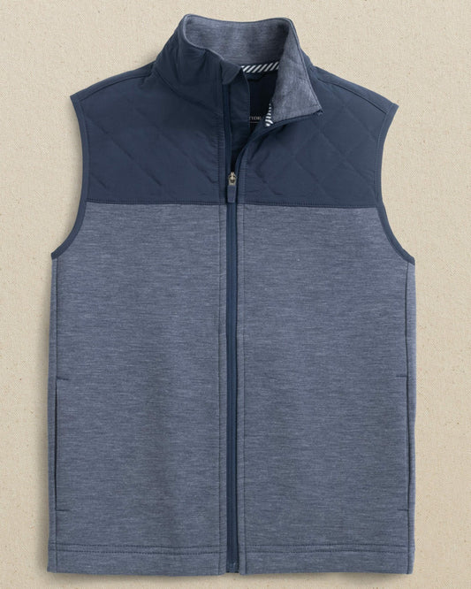 Southern Tide Boys Waterfront Quilted Vest For Men|Kids