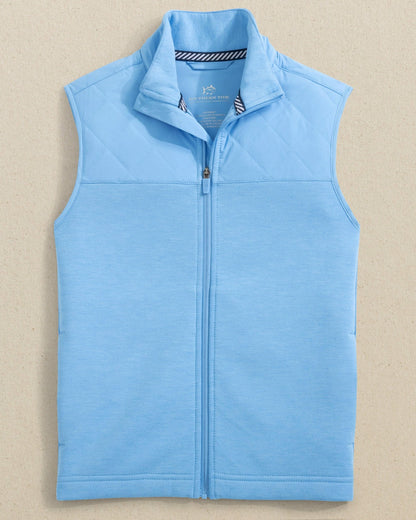 Southern Tide Boys Waterfront Quilted Vest For Men|Kids