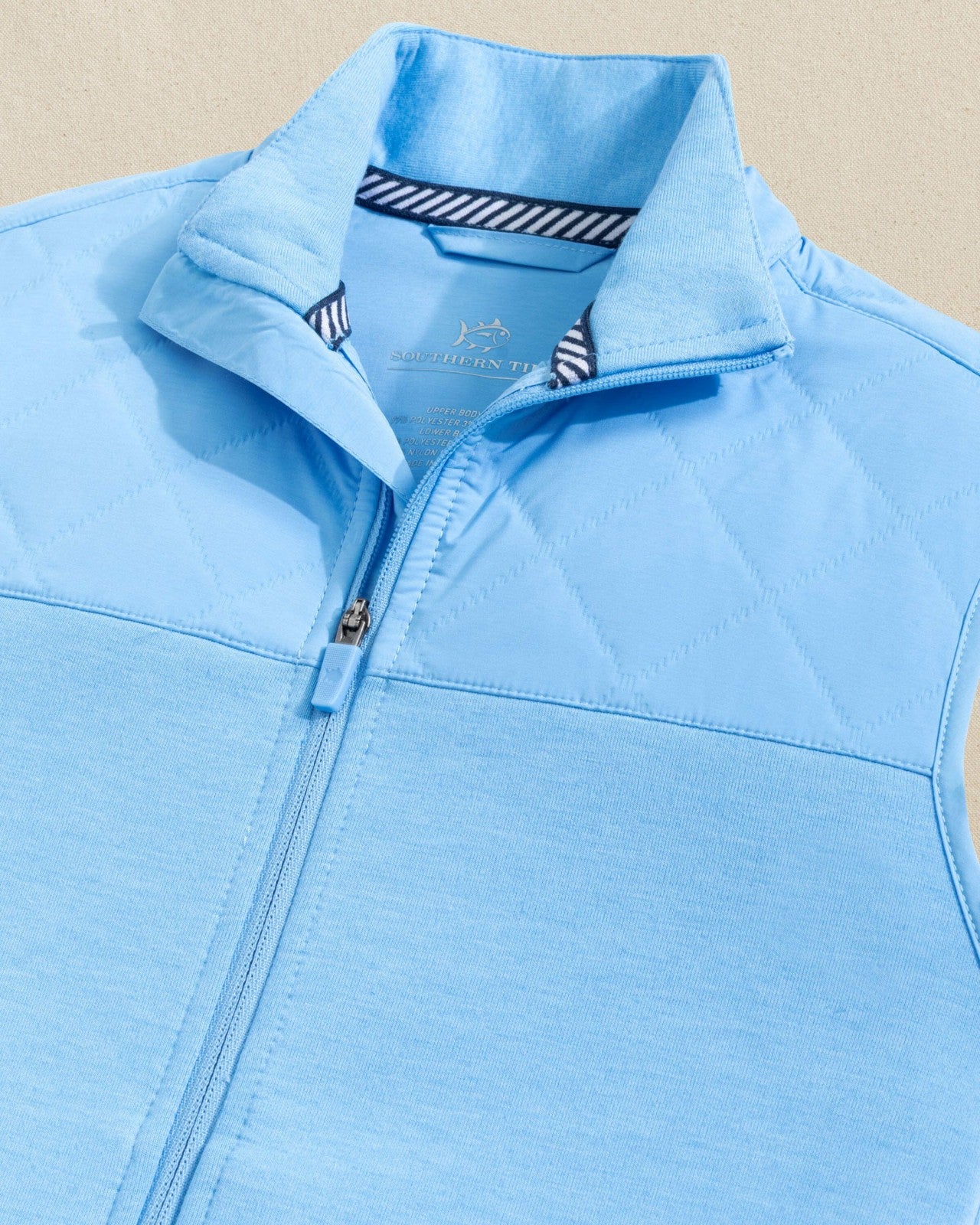 Southern Tide Boys Waterfront Quilted Vest For Men|Kids