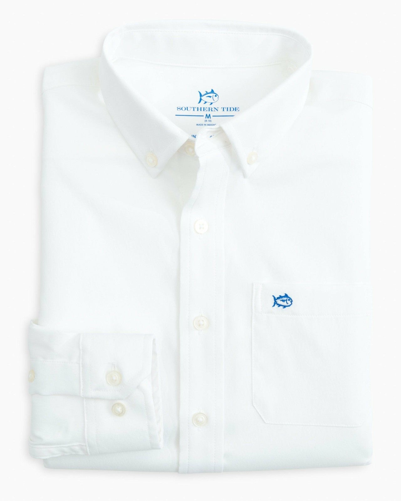Southern Tide Boy's Intercoastal Solid Button Down Shirt For Men|Kids