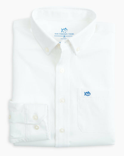 Southern Tide Boy's Intercoastal Solid Button Down Shirt For Men|Kids