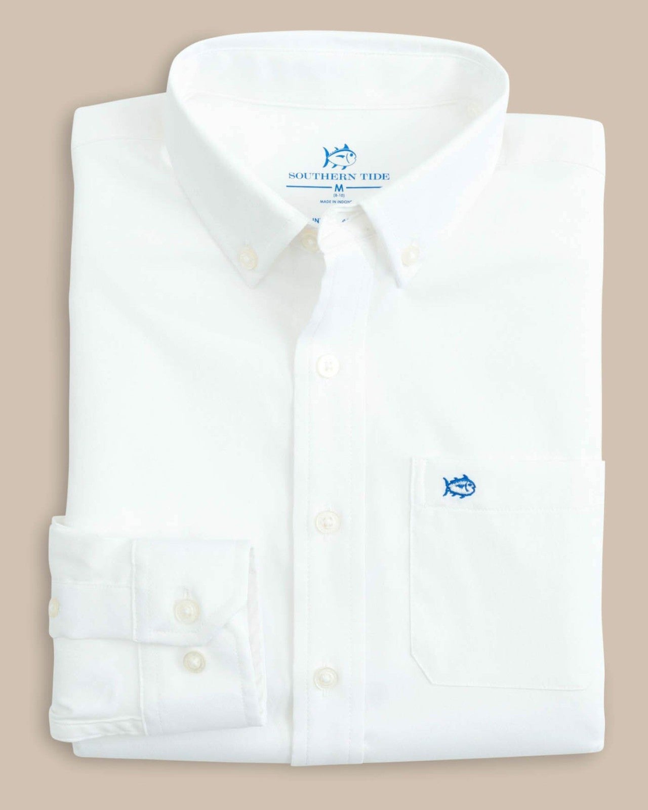 Southern Tide Boy's Intercoastal Solid Button Down Shirt For Men|Kids
