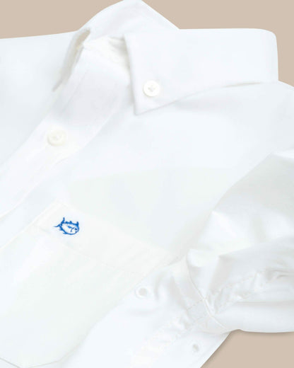 Southern Tide Boy's Intercoastal Solid Button Down Shirt For Men|Kids