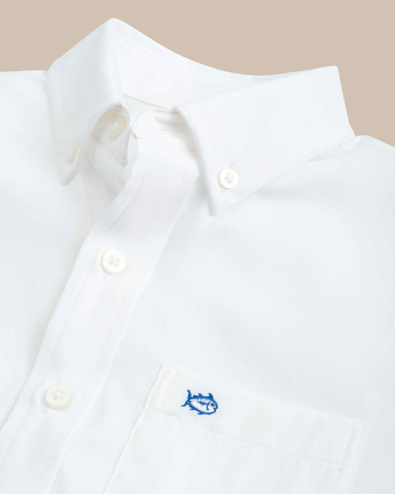 Southern Tide Boy's Intercoastal Solid Button Down Shirt For Men|Kids