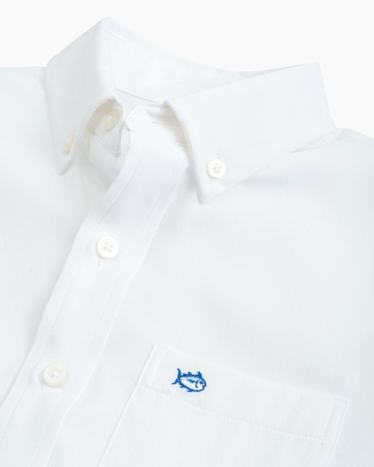 Southern Tide Boy's Intercoastal Solid Button Down Shirt For Men|Kids