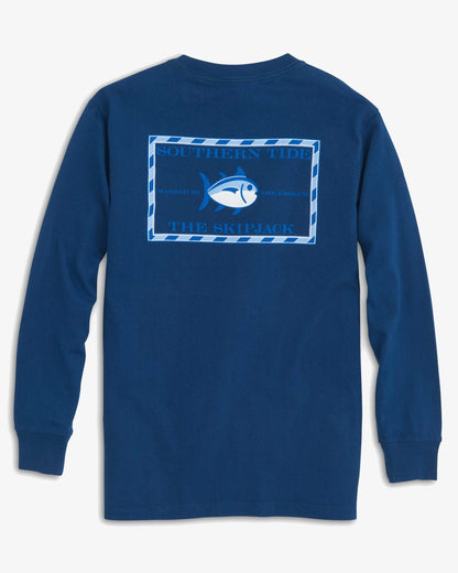 Southern Tide Kids' Graphic Tees - Long Sleeve Logo T-Shirt For Men|Kids|#N/A