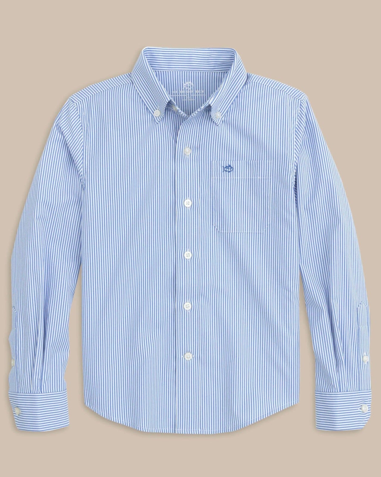 Southern Tide Youth Intercoastal Bengal Stripe Sport Shirt For Men|Kids
