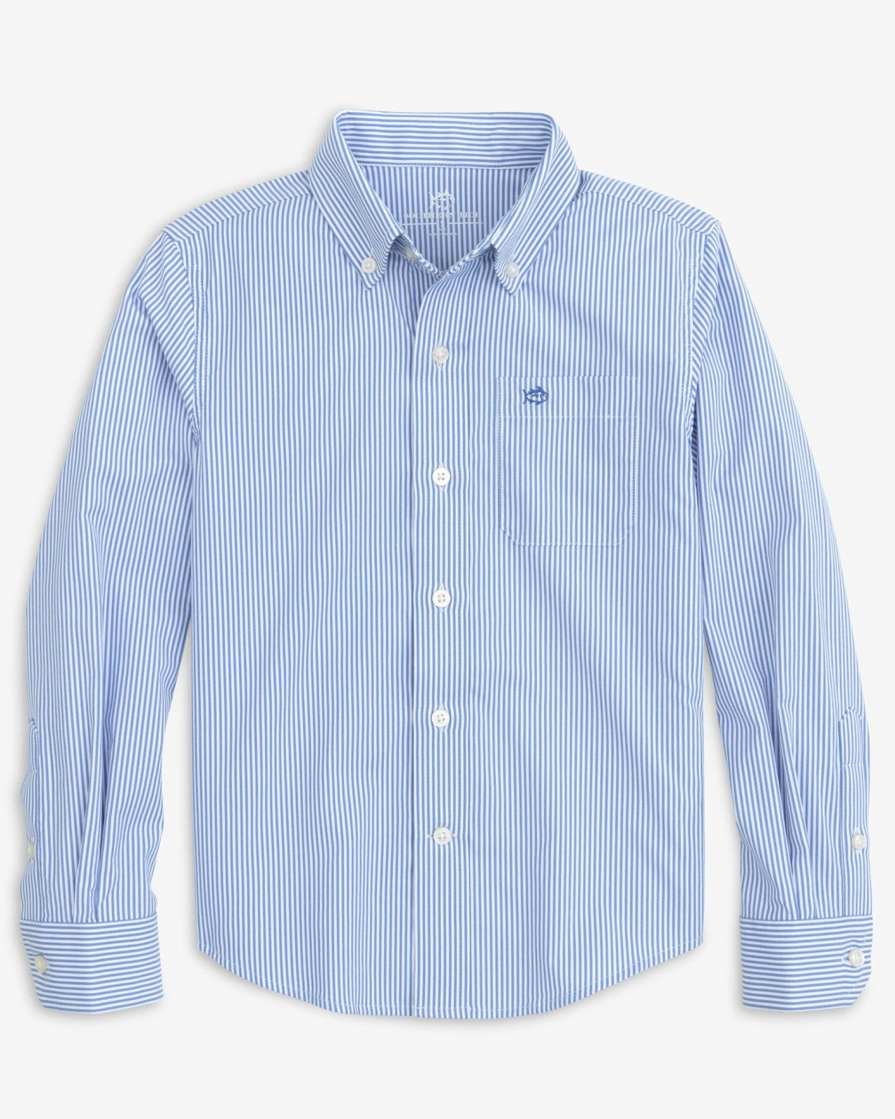 Southern Tide Youth Intercoastal Bengal Stripe Sport Shirt For Men|Kids