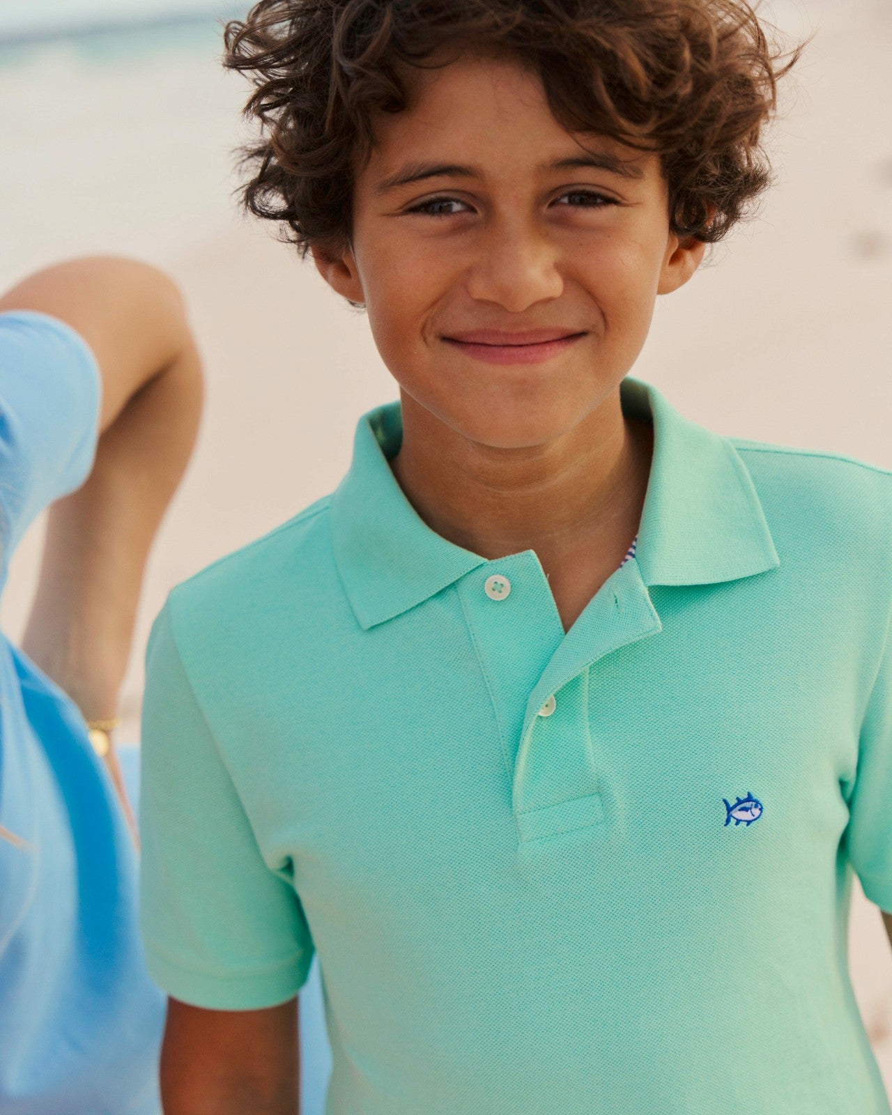 Southern Tide Boys Skipjack Cotton Polo Shirt For Men|Kids|#N/A