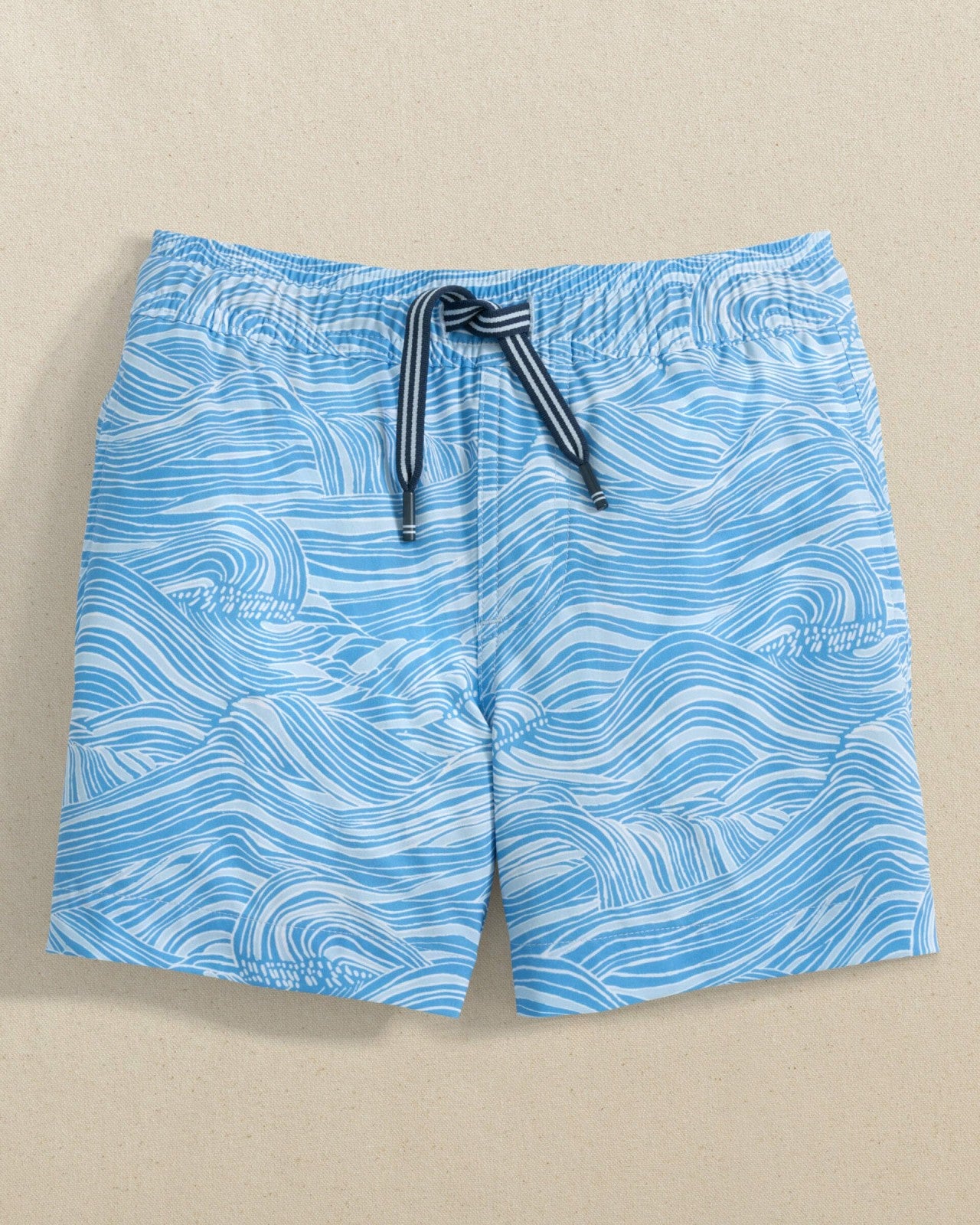 Southern Tide Boys Rolling Waves Swim Trunk For Men|Kids