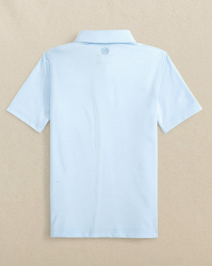 Southern Tide Boys Driver Meadowbrook Stripe Performance Polo For Men|Kids
