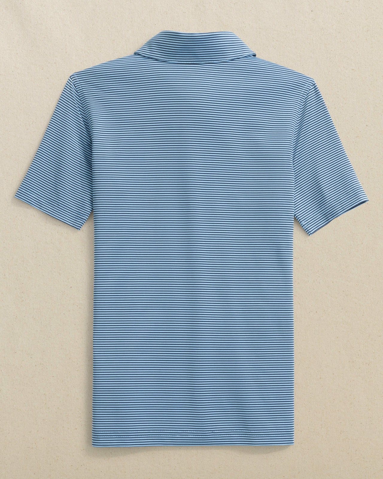 Southern Tide Boys Driver Meadowbrook Stripe Performance Polo For Men|Kids