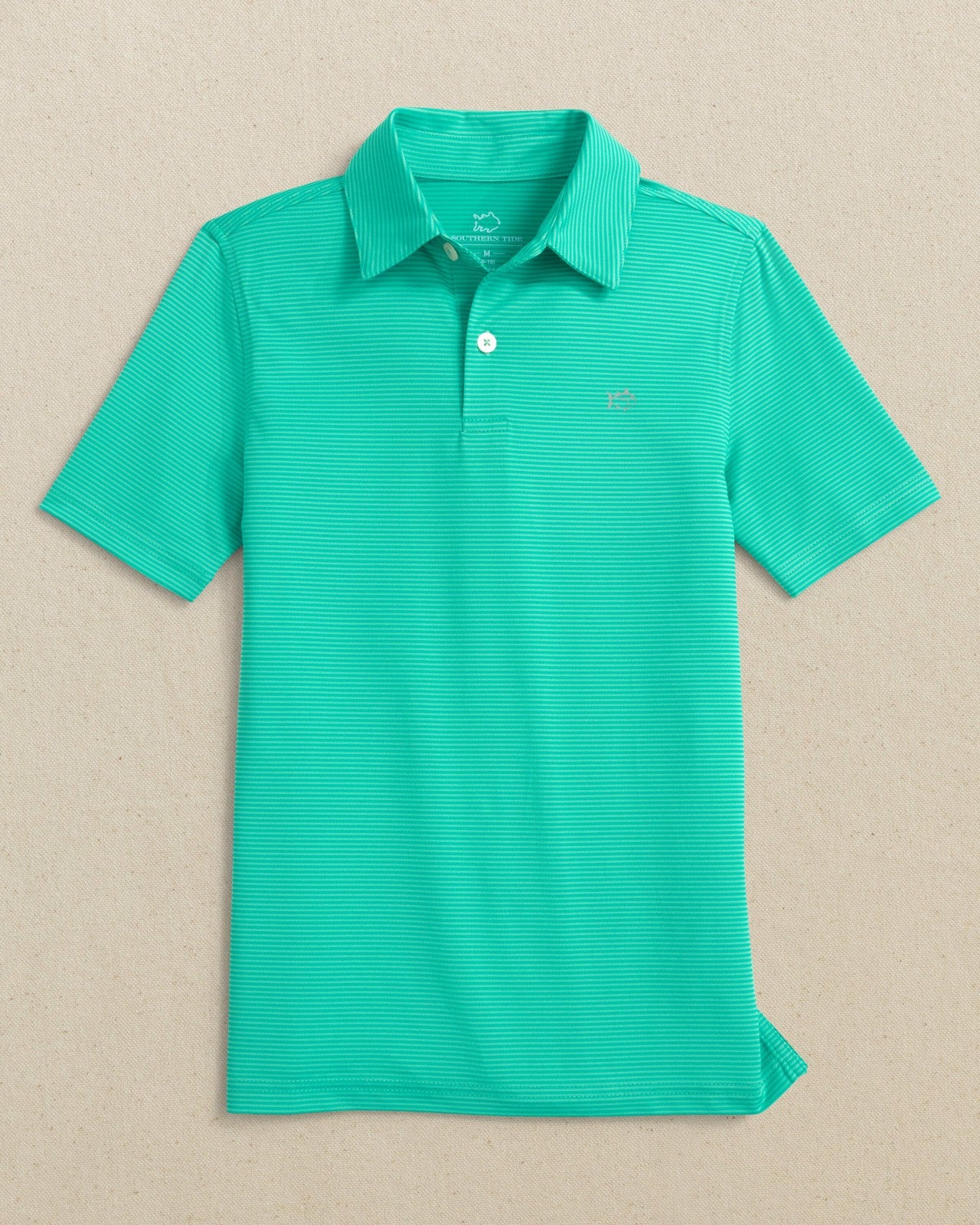 Southern Tide Boys Driver Meadowbrook Stripe Performance Polo For Men|Kids