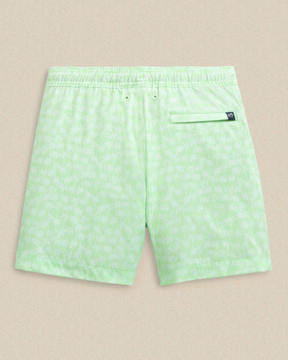 Southern Tide Boys Palmy Vibes Maritime Swim Trunk For Men|Kids