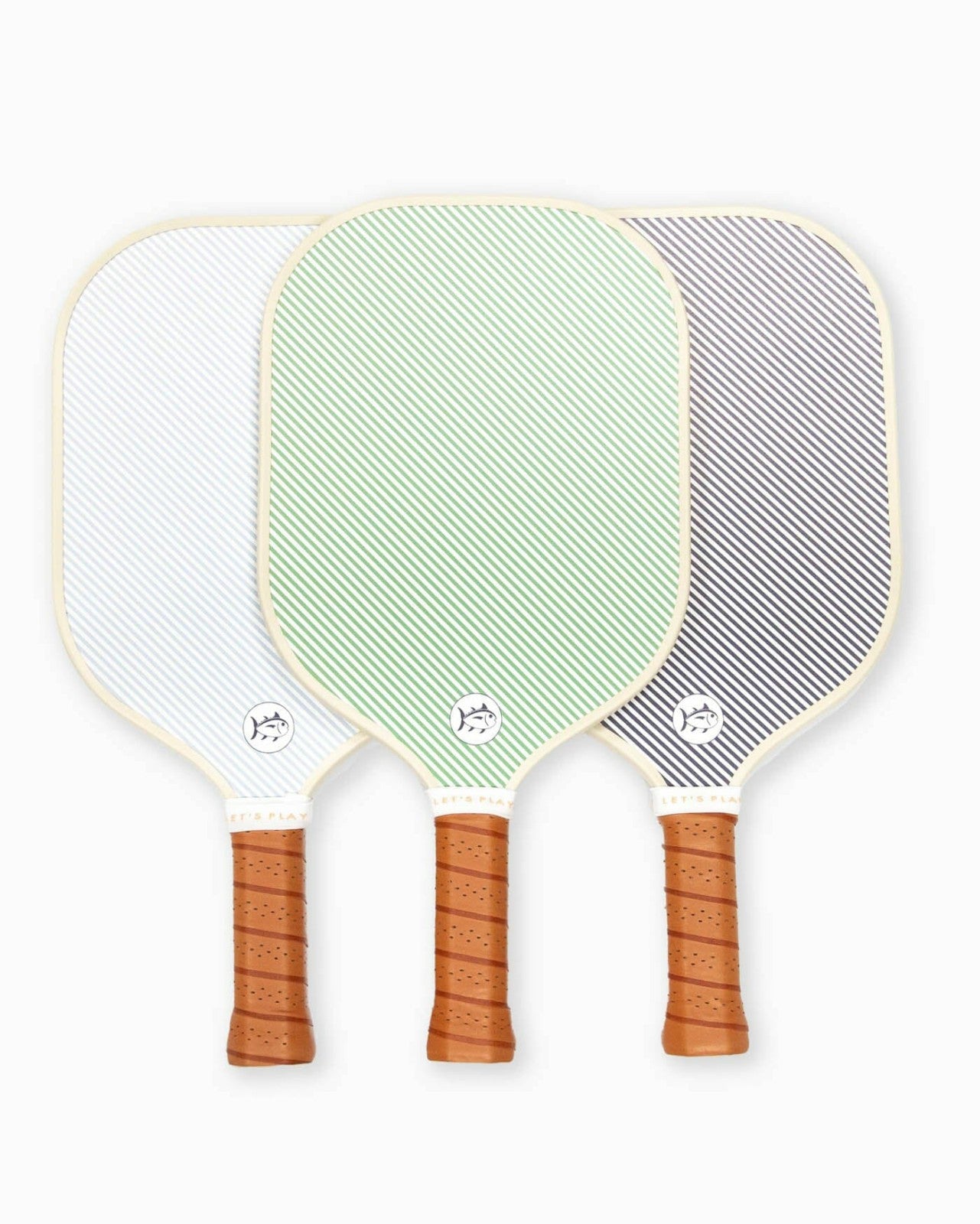 Southern Tide Recess Gingham and Striped Pickleball Paddle For Men|Women|Home