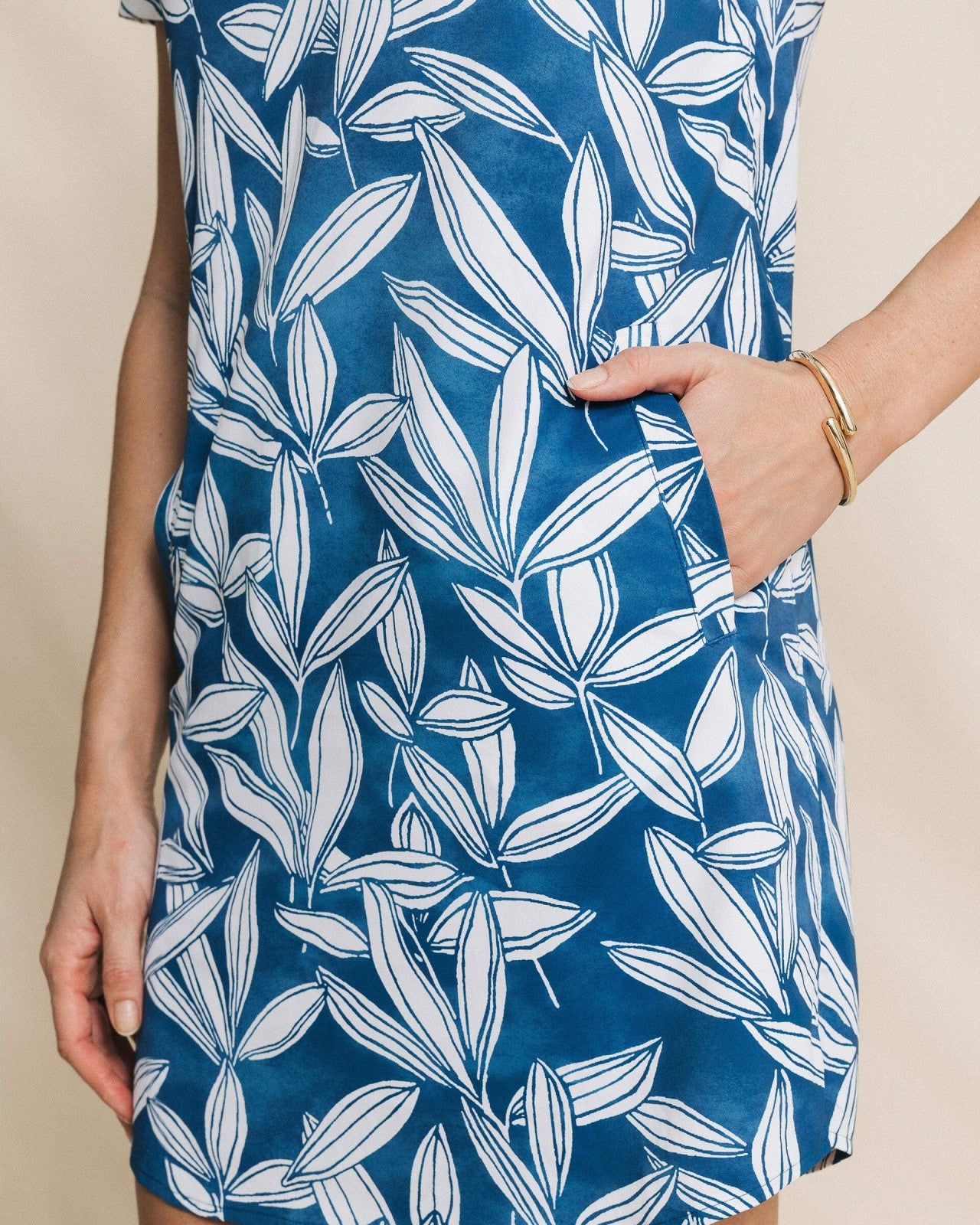 Southern Tide Kamryn Printed Performance Dress For Women