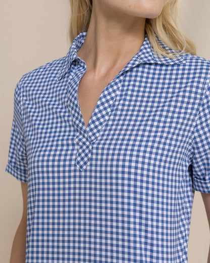 Southern Tide Kamryn Gingham Coastal Breeze® Dress For Women