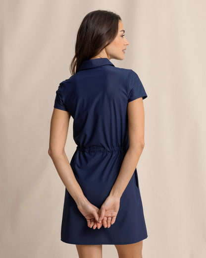 Southern Tide Bailee Short Sleeve Performance Dress For Women