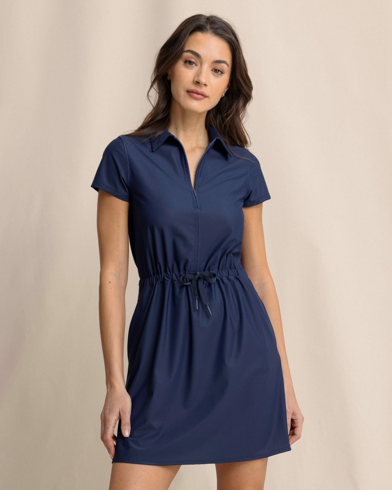 Southern Tide Bailee Short Sleeve Performance Dress For Women