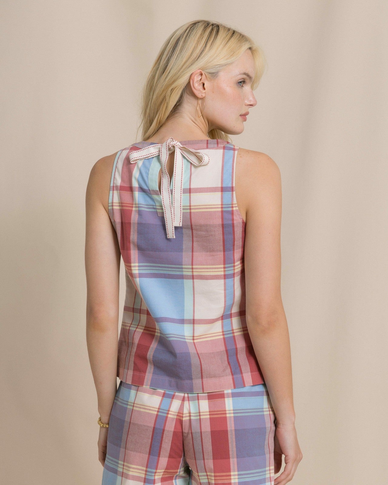 Southern Tide Carissa Madras Tank For Women