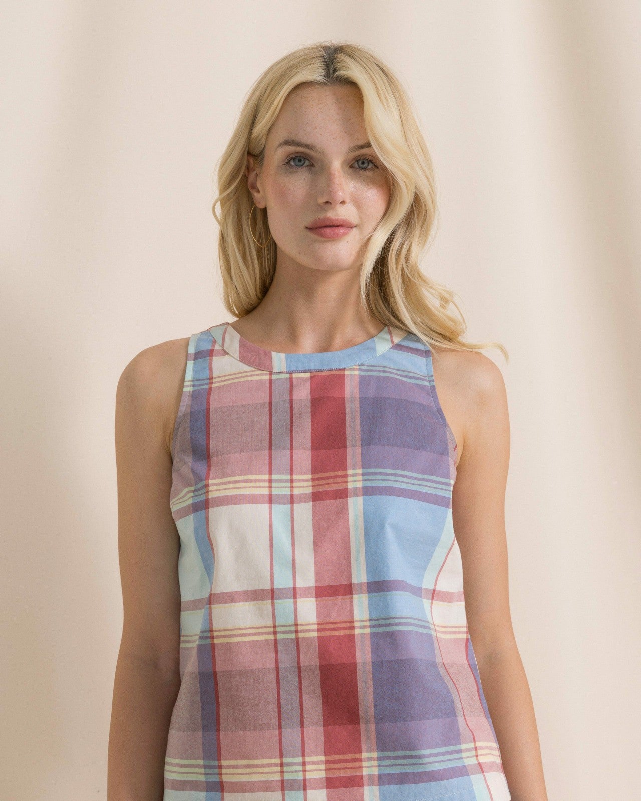 Southern Tide Carissa Madras Tank For Women