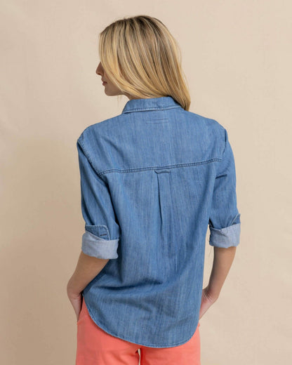 Southern Tide Katherine Denim Shirt For Women