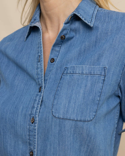 Southern Tide Katherine Denim Shirt For Women