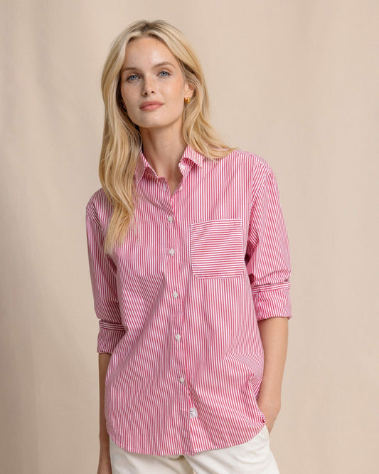 Southern Tide Katherine Stripe Shirt For Women