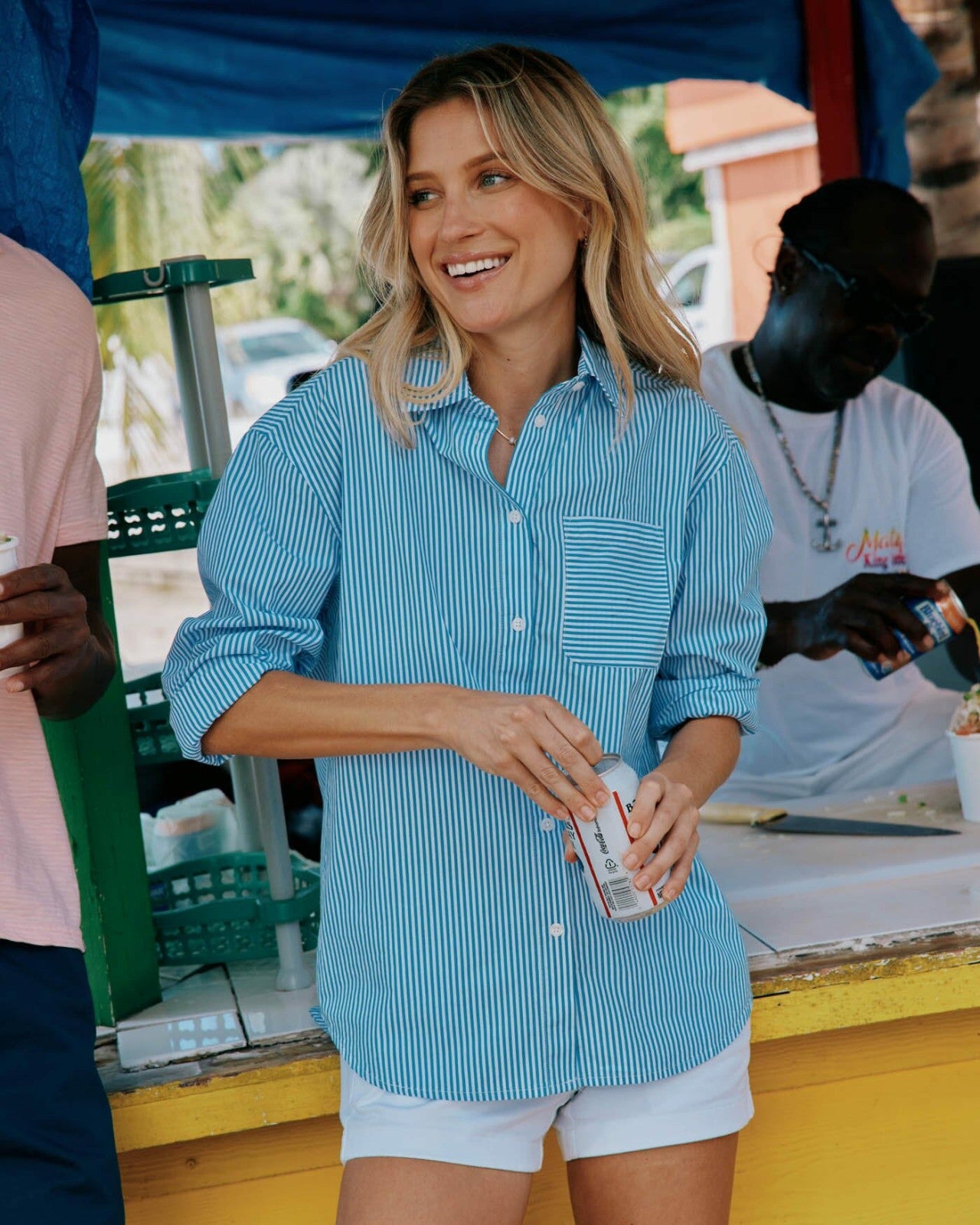 Southern Tide Katherine Stripe Shirt For Women