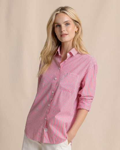 Southern Tide Katherine Stripe Shirt For Women
