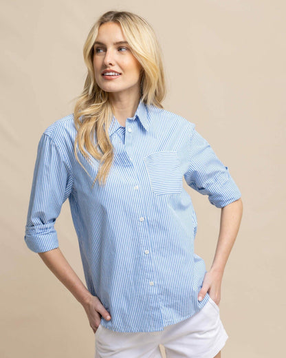 Southern Tide Katherine Stripe Shirt For Women