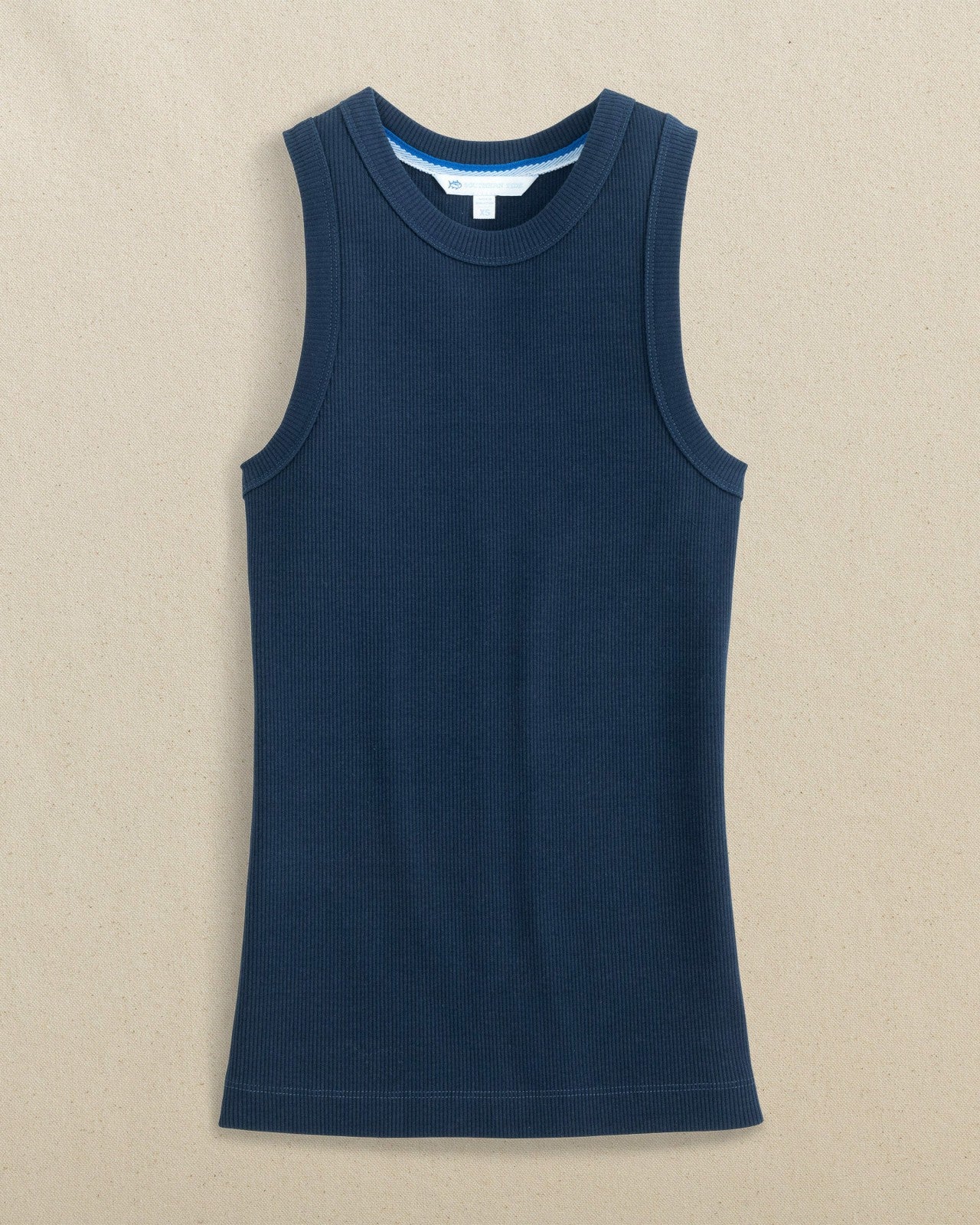 Southern Tide Ryan Solid Rib Tank For Women