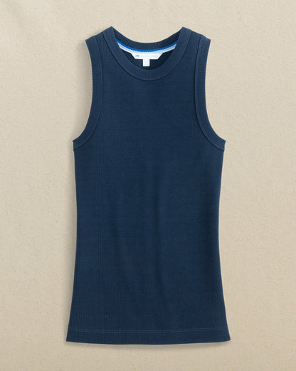 Southern Tide Ryan Solid Rib Tank For Women