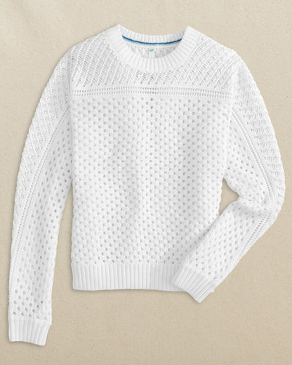 Southern Tide Ophelia Open Stitch Sweater For Women
