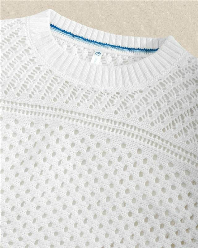 Southern Tide Ophelia Open Stitch Sweater For Women