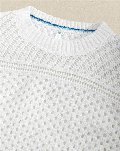 Southern Tide Ophelia Open Stitch Sweater For Women