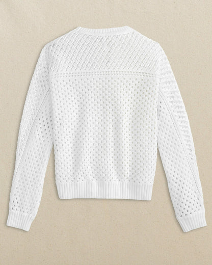 Southern Tide Ophelia Open Stitch Sweater For Women